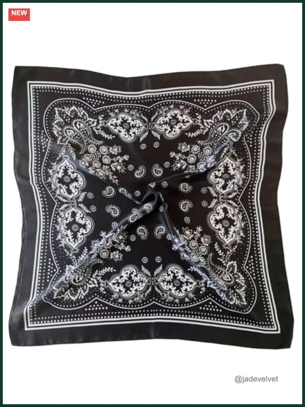 Satin Head Scarf Silk Like Hair Scarf 27x27 Women